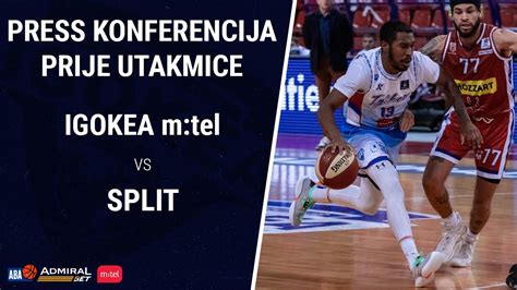 Press Konferencija Pred Utakmicu AdmiralBet ABA Liga Split Igokea M