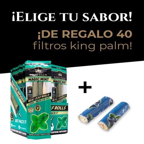 Oferta King Palm Sabores Slim Display Filtros