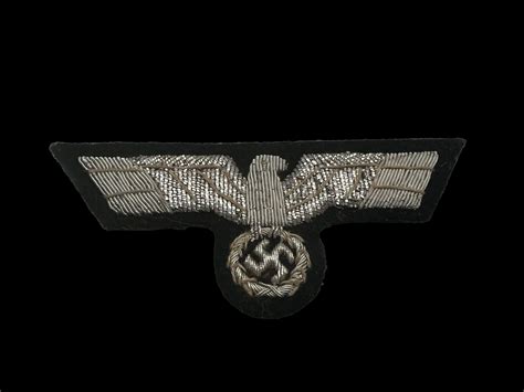 Wwii German Panzer Officers Breast Eagle Bullion