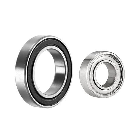 Uxcell Pcs Rs Zz Deep Groove Ball Bearings Carbon Steel