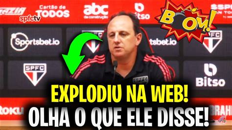 B0MB4 VOCÊ VIU ISSO ROGÉRIO CENI DISPAROU APÓS O SPFC EMPATAR O