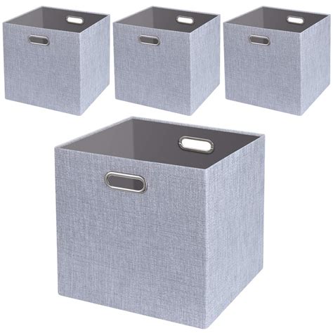 Thicker Fabric Storage Cubes 13 Inch Collapsible Storage Bins For