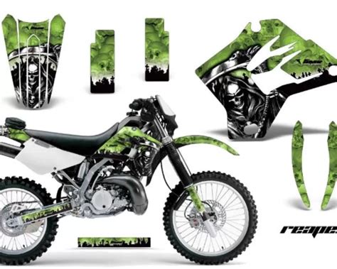 AMR Racing Dirt Bike Graphics Kit Decal Sticker Wrap For Kawasaki