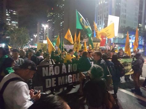 Jornalista Polibio Braga Protestos Em Sp E Brasília Defendem Veto à