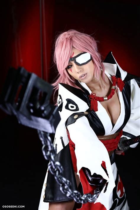 Nonsummerjack Guilty Gear Baiken Naked Cosplay Asian 97 Photos