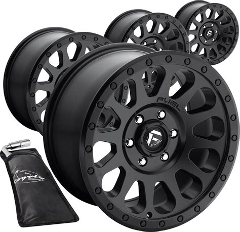 Fuel D579 Vector 1pc Wheels Set Of 4 Matte Black 20 X