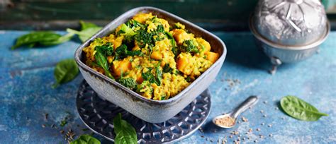 Ayurvedisches Kitchari Mit S Kartoffeln Und Spinat Rezept Tegut