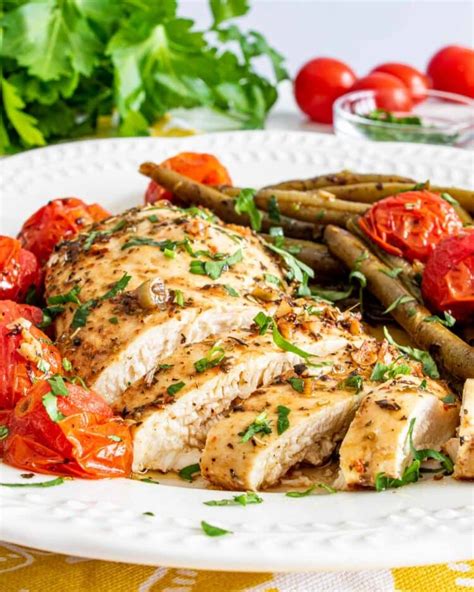 Italian Chicken Sheet Pan Dinner Craving Home Cooked