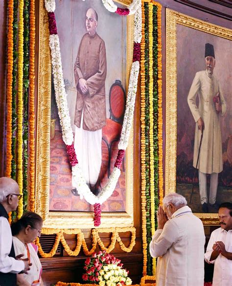 PM Pays Floral Tributes To Dr Syama Prasad Mookerjee On His Birth