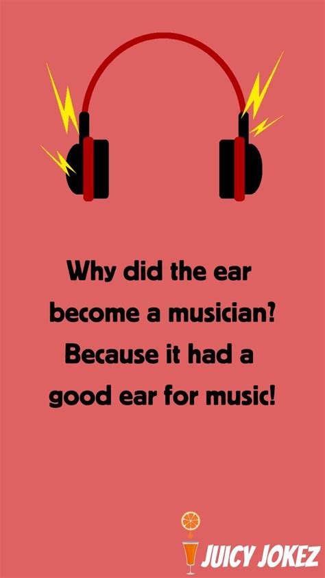 Funny Ear Jokes To Make You Laugh Jokes Anatomy Puns Ear