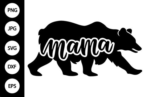 Mama Bear Svg Graphic By Mydigitalart13 · Creative Fabrica