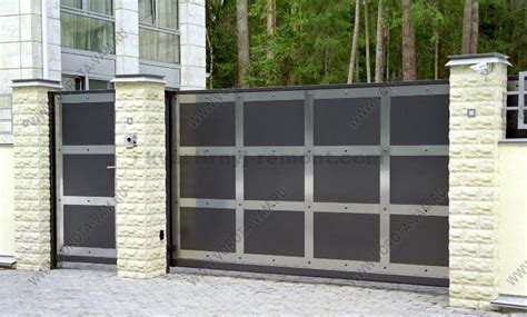 Виды откатных ворот