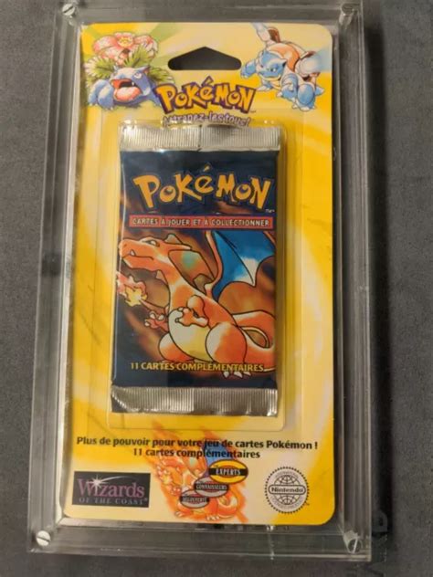 BOOSTER SOUS BLISTER Dracaufeu scellé Pokémon set de base original et