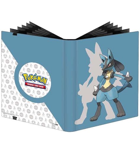 Pokemon Ultra Pro 9 Pocket Pro Binder Lucario Para 360 Cards Stickerpoint