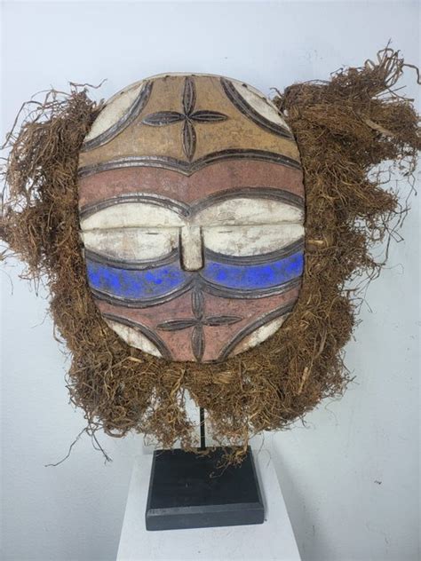 Mask Wood Téké Congo 30 cm Catawiki