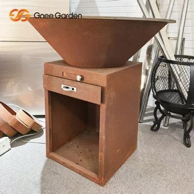 Outdoor Kitchen Corten Steel Bbq Stove China Bbq Grill And Outdoor