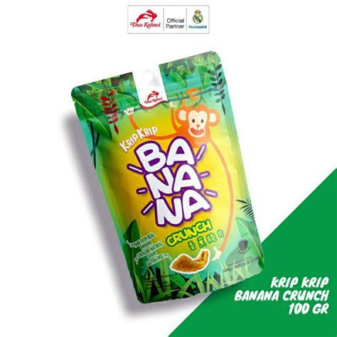 Jual Krip Krip Banana Crunch Chips Dua Kelinci Gr Shopee Indonesia