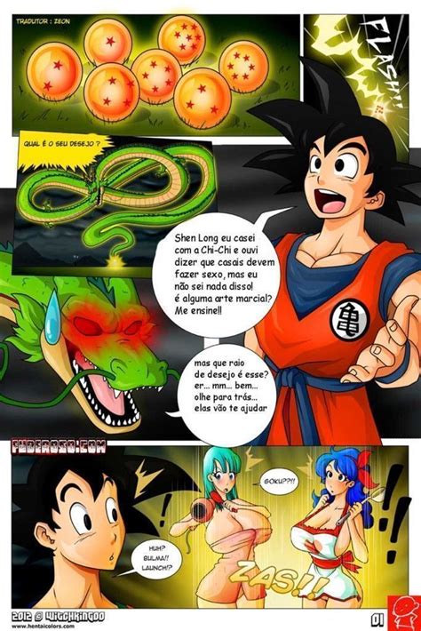 Hentai Dragon Ball X Aulas De Sexo Para Goku Quadrinhos Eróticos