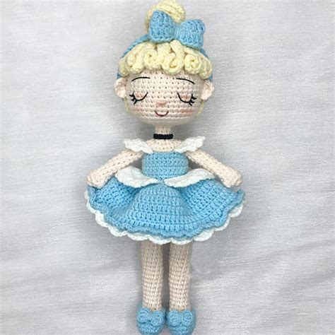 Cinderela Amigurumi Boneca Receita Pdf Gratis