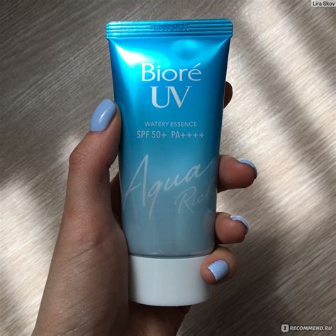 Солнцезащитный крем Biore UV Aqua rich watery essence SPF 50+ PA ...