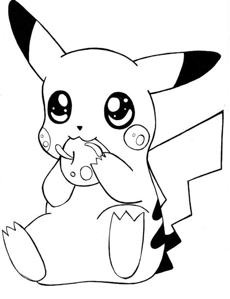 Coloriage Pikachu Imprimer Gratuit Settingloca