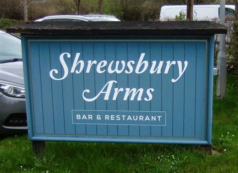 Sign For The Shrewbury Arms Public House JThomas Geograph Britain