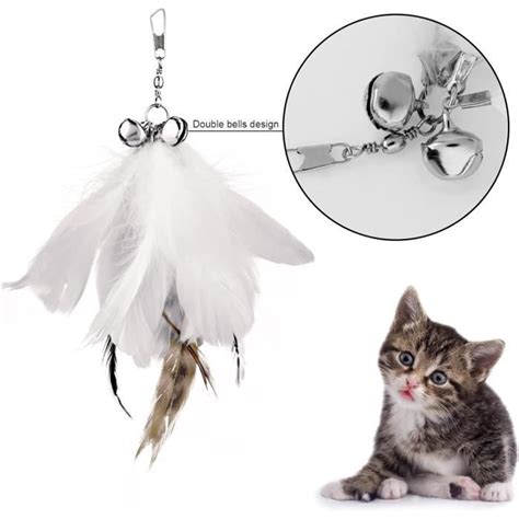 Lot De Jouets En Plumes Pour Chat Avec Clochettes Jouets En Plumes