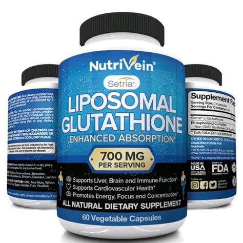 Jual Nutrivein Liposomal Glutathione Setria Mg Capsules