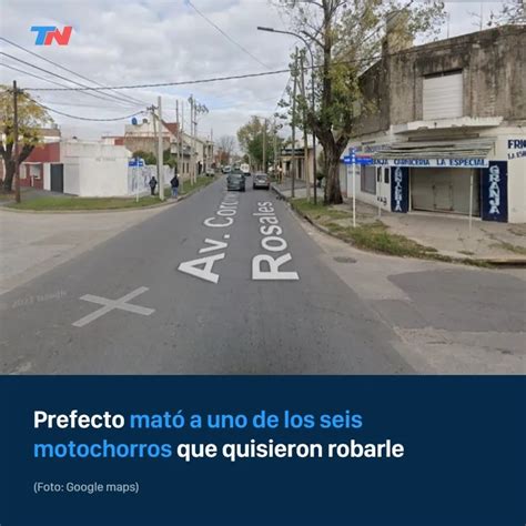 Un Efectivo De Prefectura Mat A Uno De Los Seis Motochorros Que Le