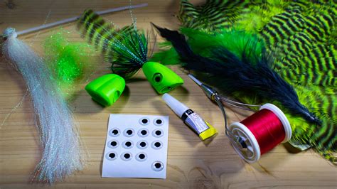 Green Frog Popper Fly Tying Tutorial Tying Video From Michael Jensen