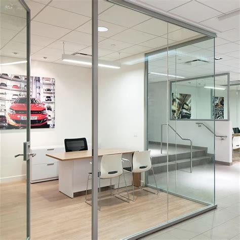 10mm Toughened Glass Partition 10mm Office Partition Glass Wall Clear