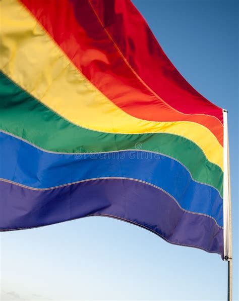 Gay Pride Rainbow Flag Background Stock Image Image Of Vertical