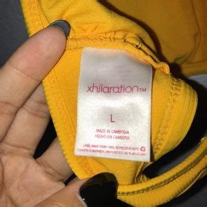 Xhilaration Swim Yellow Bikini Top Poshmark