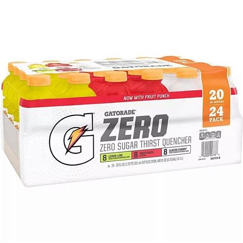 Gatorade Zero Thirst Quencher Variety Pack 24pk 20oz