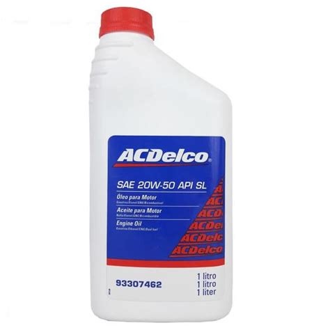 Leo Lubrificante Do Motor Acdelco Sae W Api Sl Mineral L