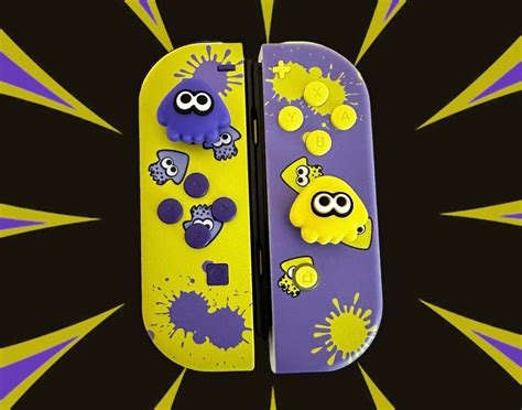 Custom Splatoon Nintendo Switch Joy-cons Customized Joy-con - Etsy