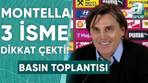 Vincenzo Montella dan Arda Güler Kenan Yıldız Ve Can Uzun Sözleri A