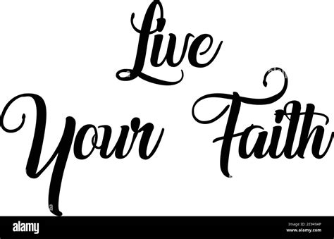 Christian Faith Typography For Print Or Use As Poster Card Flyer Or