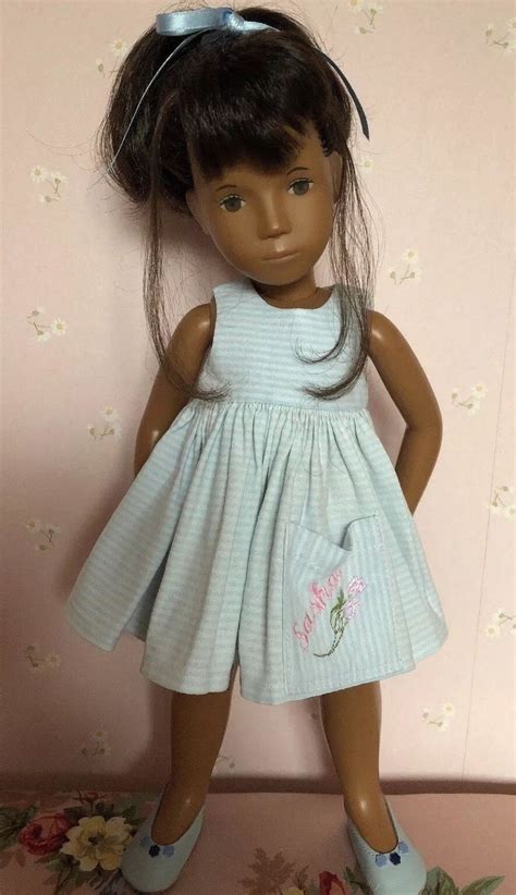 Brunette Sasha In A Dress By The Doll Works Doll Clothes Sasha Doll American Girl Doll