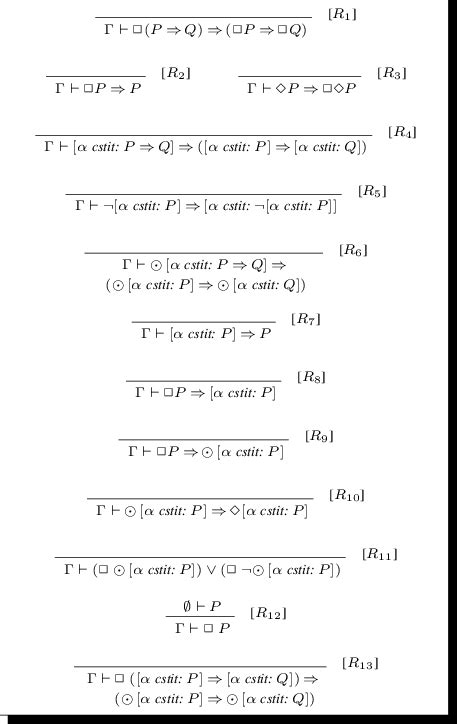 Inference rules for the deontic operators. | Download Scientific Diagram