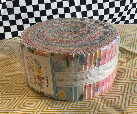 Flower Garden Rolie Poliejelly Roll 40pkg By Echo Park For Etsy