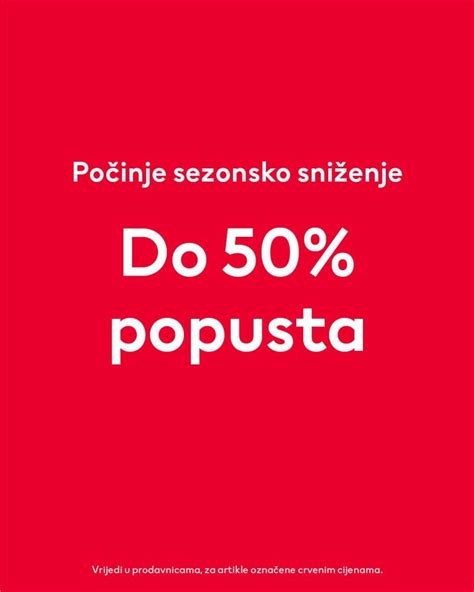 H M BiH SEZONSKO SNIŽENJE do 50 ustedite ba