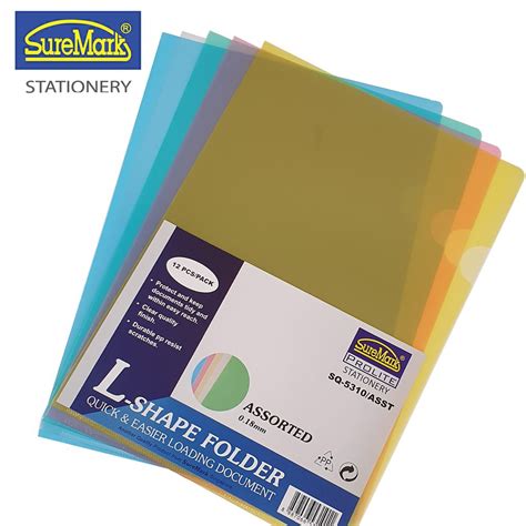 Suremark Pp A4 L Shape File Tebal E 310 A4 L Shape Folder Pp L