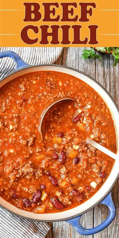 This Is The Chili Recipe You Ll Want To Make Over And Over Recipe