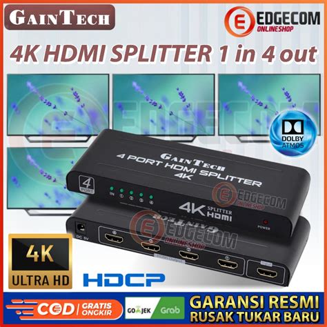 Hdmi Splitter Ports Input To Output Support K Gaintech Code W P