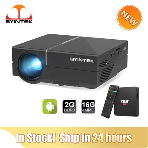 BYINTEK K8 Mini Projector LED 720P HD LCD โฮมเธยเตอรแบบพกพา