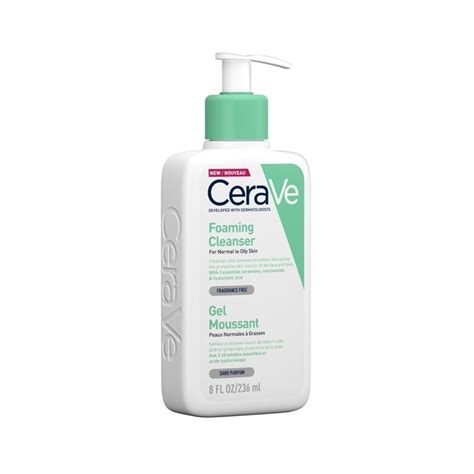 CeraVe Gel Moussant Nettoyant Peau Normale à Grasse 236ml 1 Moment