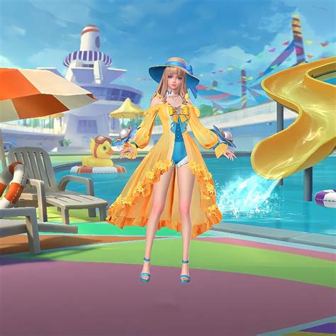 Guinevere Summer Skin Summer Breeze Mobile Legends Anime Style