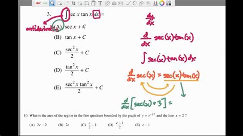 Integration AP Practice Problems AP Calculus AB YouTube