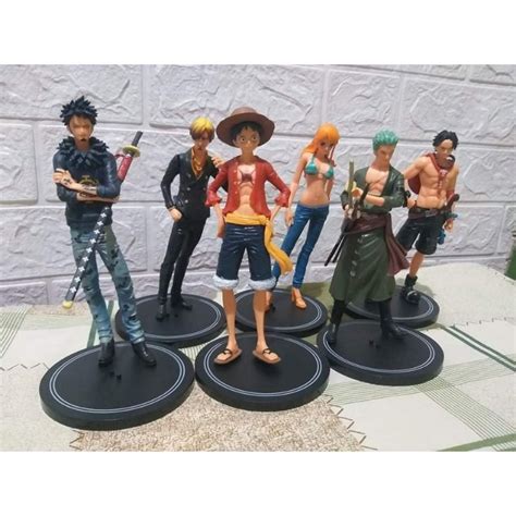 One Piece Anime Action Figure Luffy Zorro Nami Ace Sanji Trafalgar Law